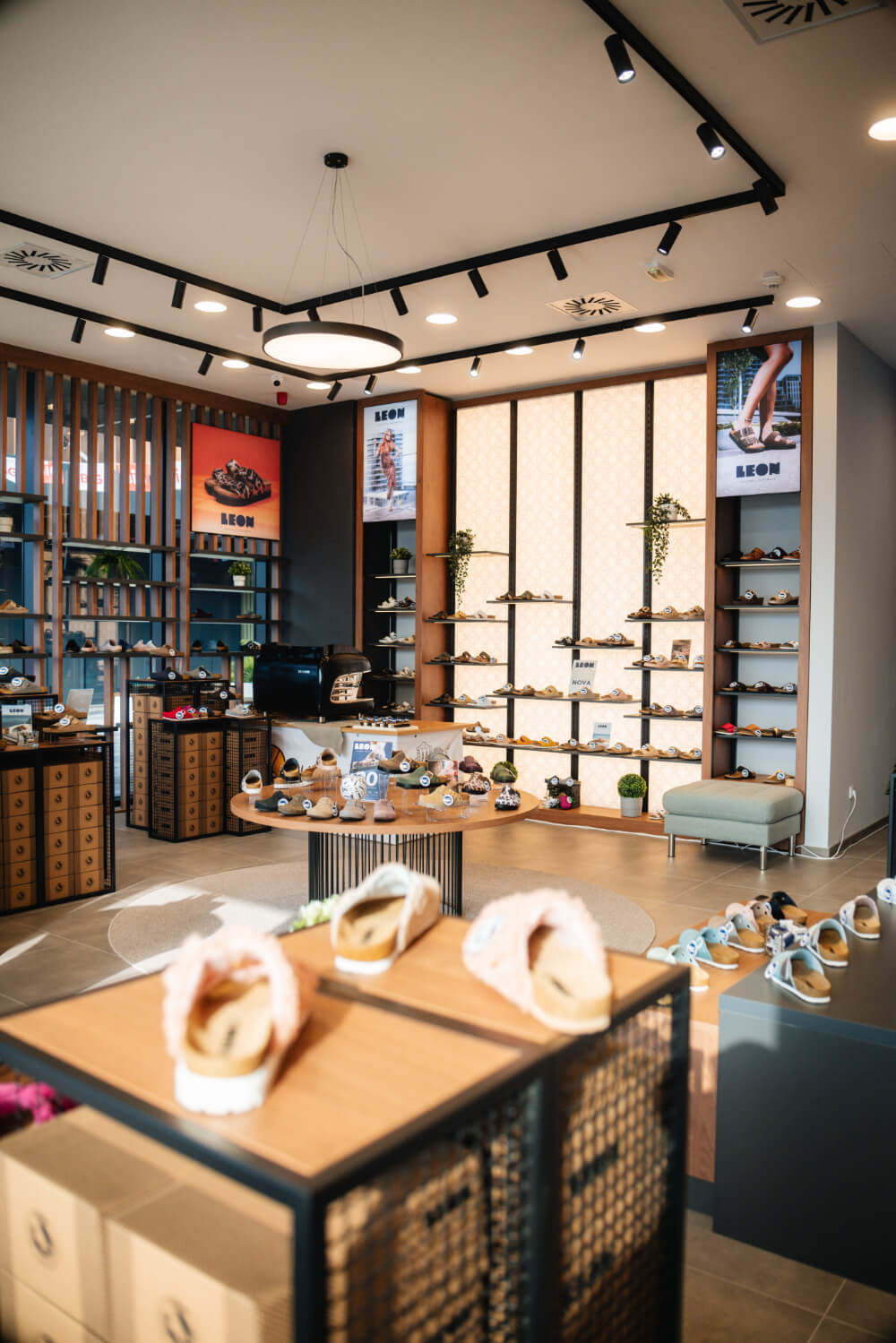 LEON store interior — product display