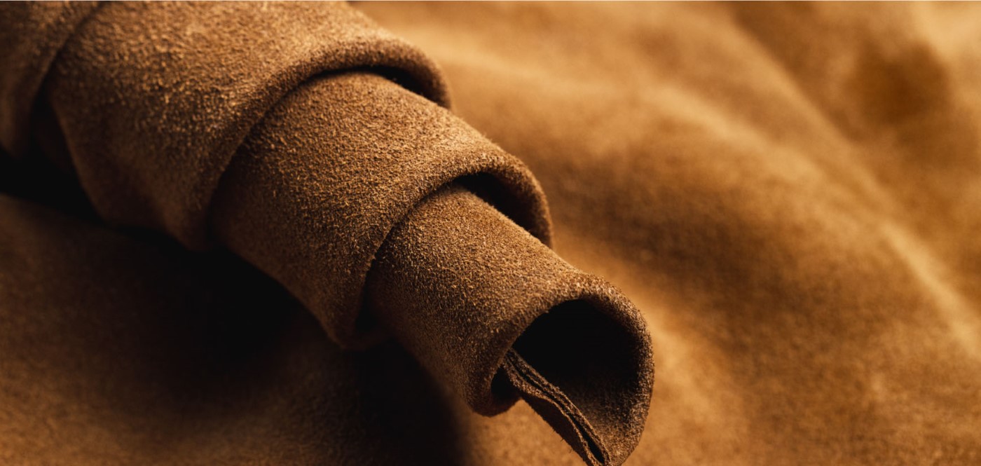 Suede leather